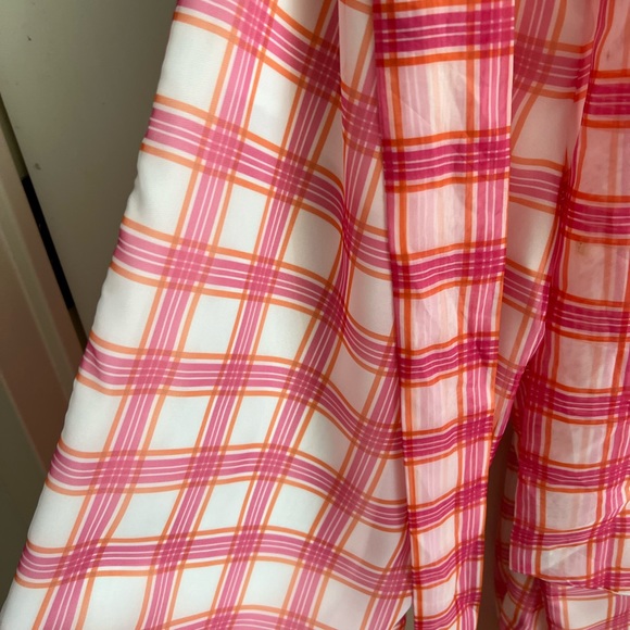 C/MEO Collective Pink Plaid Jumpsuit - Picture 4 of 9